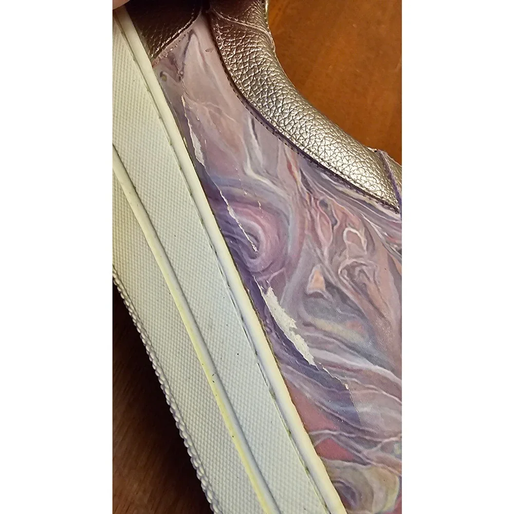 Steven‎ by Steve Madden marbled metallic shoes size 11 NEW